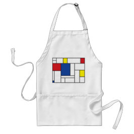 Mondrian Minimalistisch De Stijl Moderne Kunst Schürze