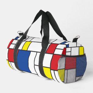 Mondrian Minimalistisch Geometric De Stijl Moderne Duffle Bag