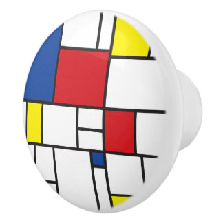 Mondrian Minimalistisch Geometric De Stijl Moderne Keramikknauf