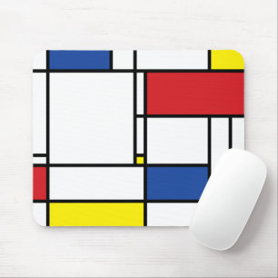 Mondrian Minimalistisch Geometric De Stijl Moderne Mousepad