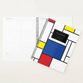 Mondrian Minimalistisch Geometric De Stijl Moderne Planer