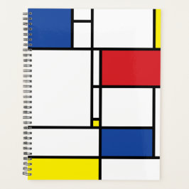 Mondrian Minimalistisch Geometric De Stijl Moderne Planer