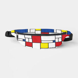 Mondrian Minimalistische Geometrische De-Stijl-Mod Bauchtasche