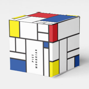 Mondrian Minimalistische Geometrische De Stijl Mod Geschenkschachtel