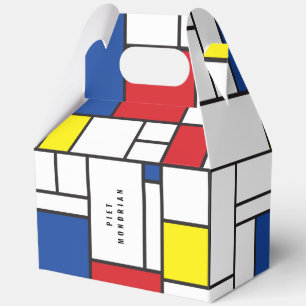 Mondrian Minimalistische Geometrische De-Stijl-Mod Geschenkschachtel