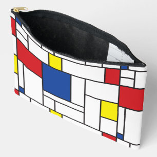 Mondrian Minimalistische Geometrische De Stijl Mod Zubehörtasche