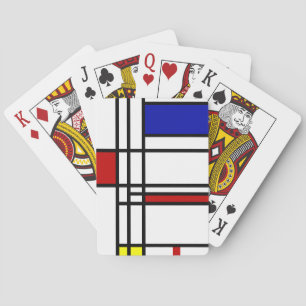 Mondrian Modern Art Spielkarten