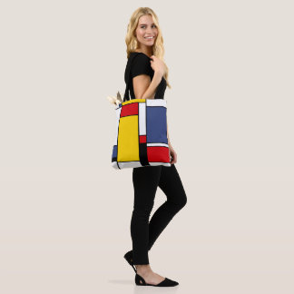 Mondrian  Modern Geometric Style Art Tasche