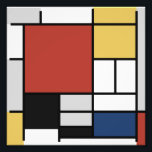 Mondrian Painting Red Flugzeug Yellow Black Gray B Fotodruck<br><div class="desc">Die Komposition mit Groß-Rot-Flugzeug, Gelb, Schwarz, Grau und Blauer Piet Mondrian begann in den 1920er Jahren die definitiven abstrakten Gemälde zu schaffen, für die er am besten bekannt ist. Er behielt seine Palette beschränkt auf Weiß, Schwarz und Grau zusätzlich zu den drei Grundfarben Rot, Gelb und Blau. Seine Kompositionen entstanden...</div>