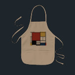 Mondrian Painting Red Flugzeug Yellow Black Gray B Kinderschürze<br><div class="desc">Die Komposition mit Groß-Rot-Flugzeug, Gelb, Schwarz, Grau und Blauer Piet Mondrian begann in den 1920er Jahren die definitiven abstrakten Gemälde zu schaffen, für die er am besten bekannt ist. Er behielt seine Palette beschränkt auf Weiß, Schwarz und Grau zusätzlich zu den drei Grundfarben Rot, Gelb und Blau. Seine Kompositionen entstanden...</div>