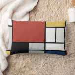 Mondrian Painting Red Flugzeug Yellow Black Gray B Lendenkissen<br><div class="desc">Die Komposition mit Groß-Rot-Flugzeug, Gelb, Schwarz, Grau und Blauer Piet Mondrian begann in den 1920er Jahren die definitiven abstrakten Gemälde zu schaffen, für die er am besten bekannt ist. Er behielt seine Palette beschränkt auf Weiß, Schwarz und Grau zusätzlich zu den drei Grundfarben Rot, Gelb und Blau. Seine Kompositionen entstanden...</div>