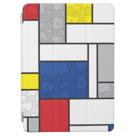 Mondrian Retro Circles Minimalistisch De Stijl Mod iPad Mini Hülle