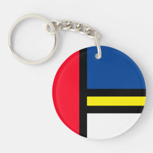 Mondrian Schlüsselanhänger