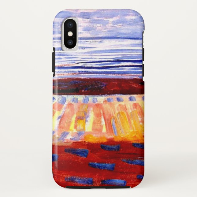 Mondrian - Sea After Sunset, buntes Gemälde Case-Mate iPhone Hülle (Rückseite)