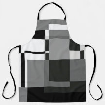 Mondrian Style Gray Abstrakt Modern Geometric Chic