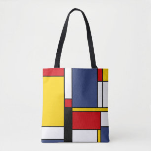 Mondrian Style Modernes Abstraktes Kunstdesign Tasche