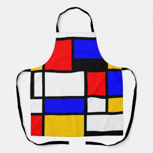 Mondrian Style Schürze