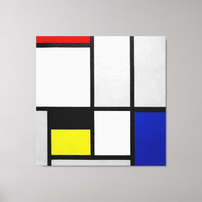 MONDRIAN - TABLEAU Nr. III - 1922-1925 - De Stijl Leinwanddruck (Vorderseite)