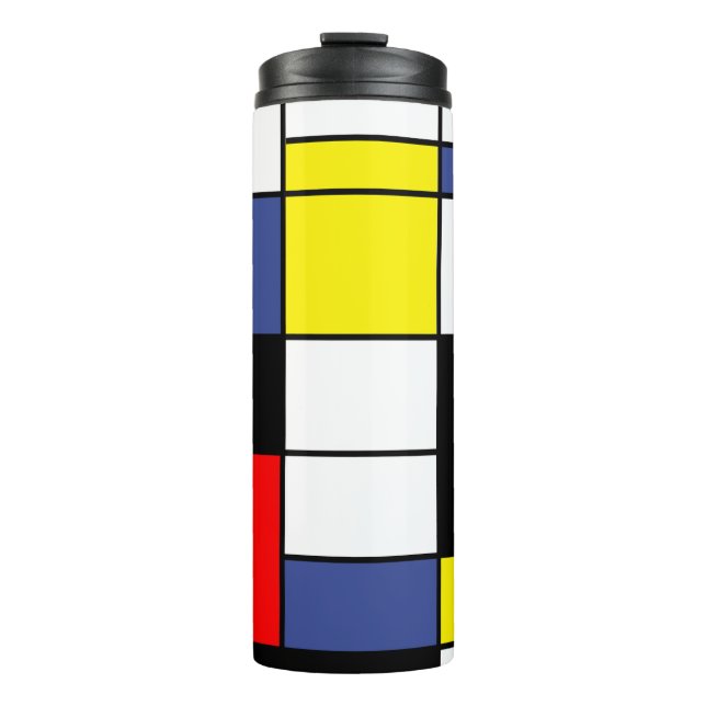 Mondrian Thermosbecher (Vorderseite)