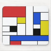 Mondrian zeichnet Mousepad