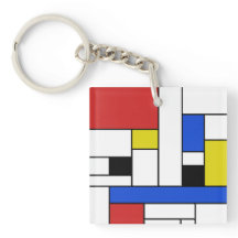 Mondrian zeichnet Quadrat-(doppelseitigen)