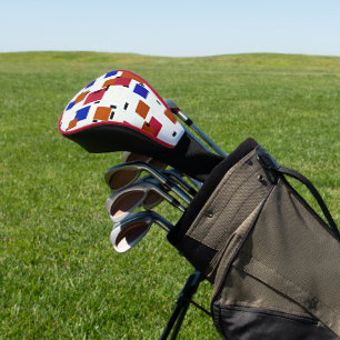 Mondrian - Zusammensetzung in Farbe A Golf Headcover