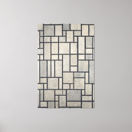 MONDRIAN - ZUSAMMENSETZUNG MIT GRID 2 - 1915-1942 LEINWANDDRUCK