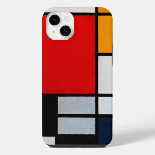 Mondrian - Zusammensetzung with large red plane iPhone 14 Plus Hülle