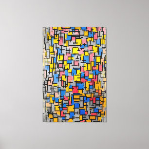 MONDRIAN - ZUSAMMENSETZUNG (Zusammensetzung) - 191 Leinwanddruck
