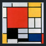 Mondrian's Zusammensetzung Rot, Gelb, Blau, Schwar Poster<br><div class="desc">Komposition mit Rot,  Gelb,  Blau und Schwarz von Piet Mondrian (1921).</div>