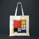 Mondrian's Zusammensetzung Rot, Gelb, Blau, Schwar Tragetasche<br><div class="desc">Zusammensetzung Rot,  Gelb,  Blau und Schwarz von Piet Mondrian (1921)</div>