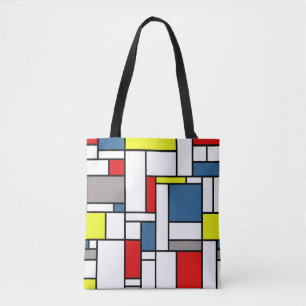 Mondrisches Design Tasche