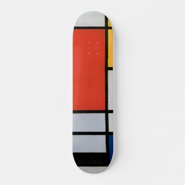 mondrisches Skate Skateboard (Vorne)