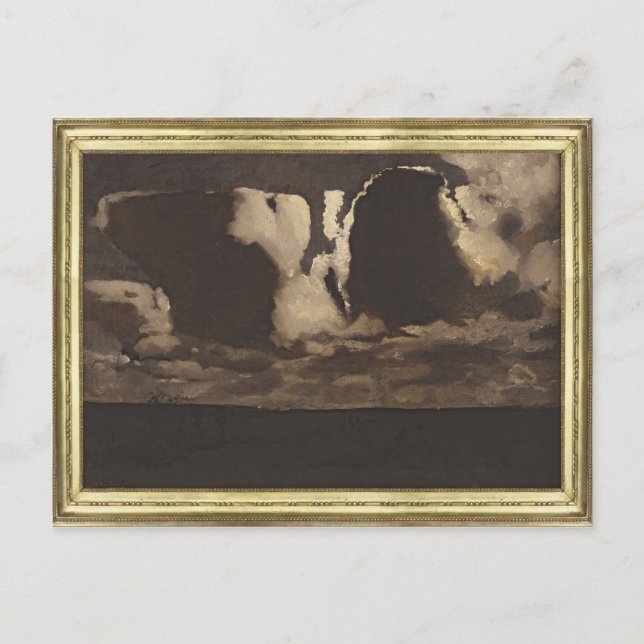 Mondschein, 1887 postkarte (Vorderseite)