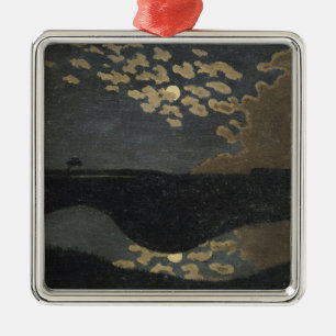 Mondschein, 1894 silbernes ornament
