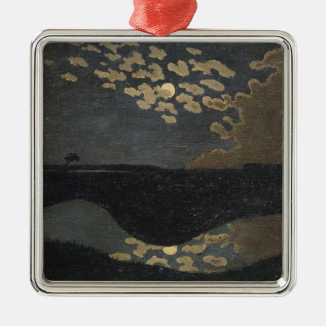 Mondschein, 1894 silbernes ornament (Vorne)
