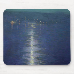 Mondschein auf dem Fluss, 1919 Mousepad