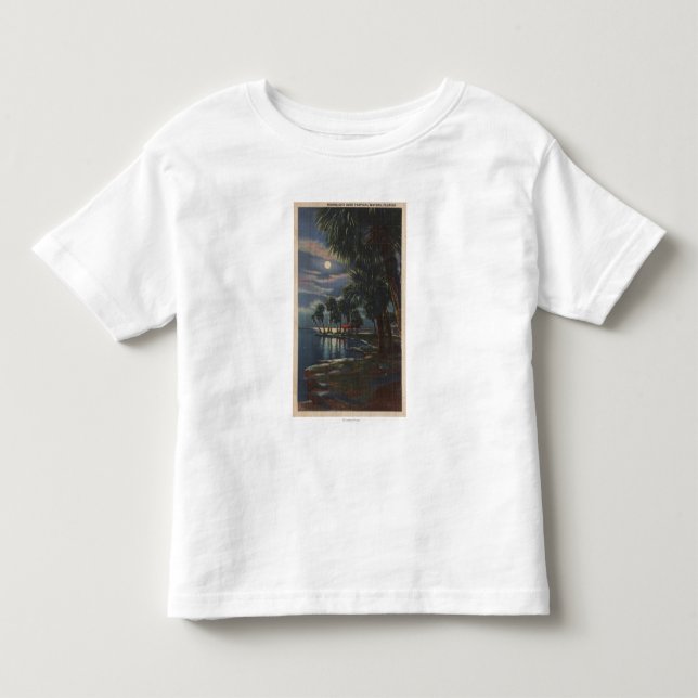 Mondschein auf einem Florida BeachFlorida Kleinkind T-shirt (Vorderseite)