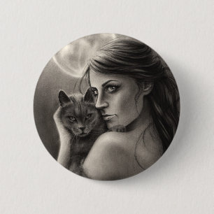 Mondschein-Knopf Button