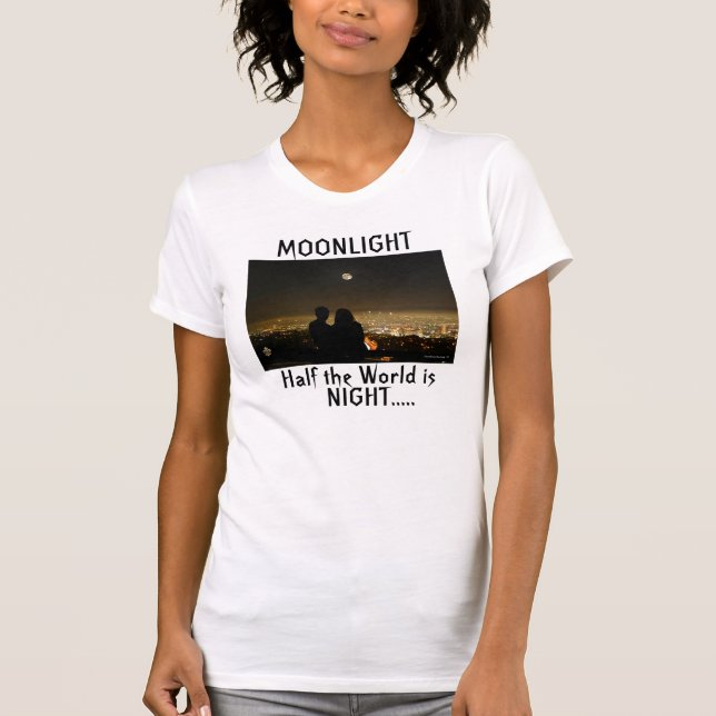 Mondschein-Nachtwelt T-Shirt (Vorderseite)