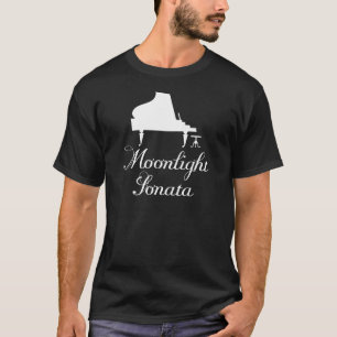 Mondschein-Sonate-Klavier T-Shirt
