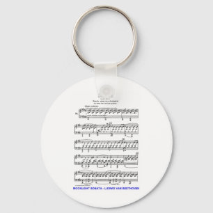 Mondschein-Sonate-Ludwig-Beethoven Schlüsselanhänger
