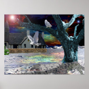 Mondscheinschatten Poster
