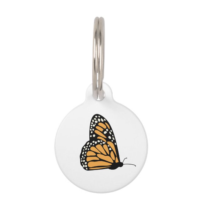 Mondschmetterling Haustiermarke (Vorderseite)