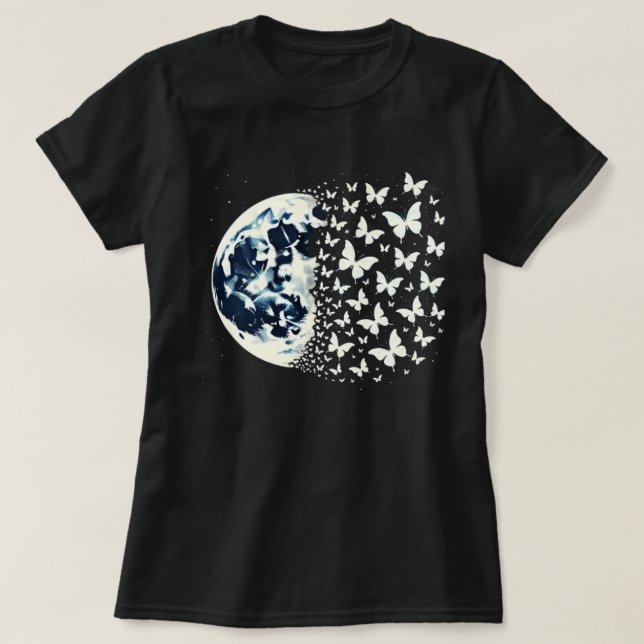 Mondschmetterling T-Shirt (Design vorne)