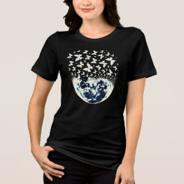 Mondschmetterling Tri-Blend Shirt