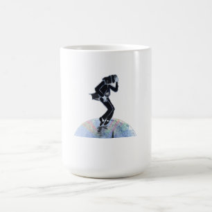Mondspaziergang über die Stadt -handgefertigtes Ku Kaffeetasse
