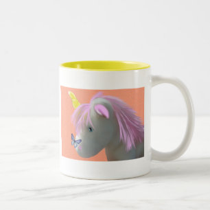 Mondstein das Einhorn Zweifarbige Tasse