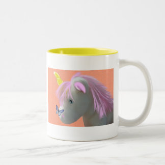 Mondstein das Einhorn Zweifarbige Tasse