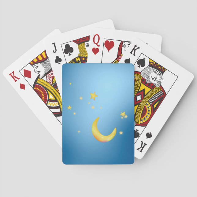 Mondsterne Spielkarten (Rückseite)